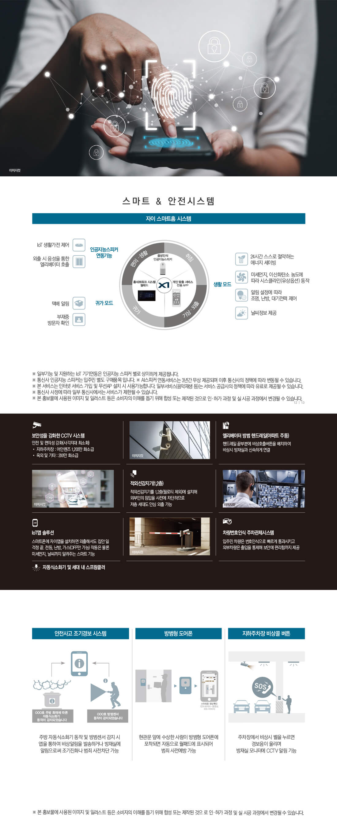 음성 자이 센트럴시티 안전 시스템 고화질 CCTV 및 보안 인프라